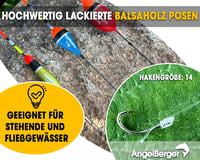 Angel-Berger Horgász szett 3 féle komplett úszós horgászfelszerelés készlet 4