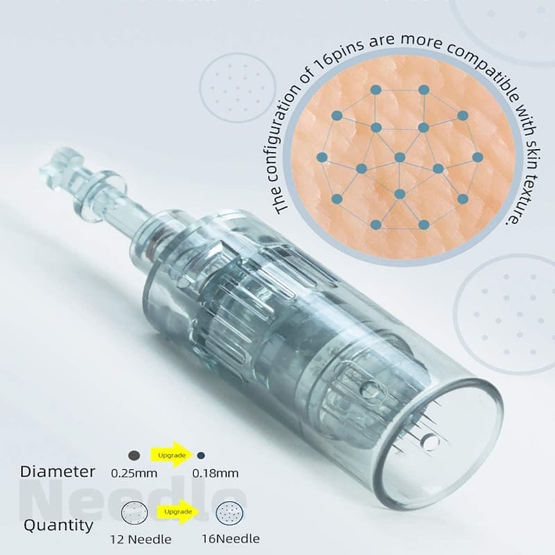 Angel Kiss Derma Pen M8 Pro Microneedling készülék 6 fejjel
