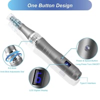 Angel Kiss Derma Pen M8 Pro Microneedling készülék 6 fejjel 4