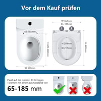 Angel Shield WC ülőke D-alakú fehér antibakteriális soft-close mechanizmussal 2