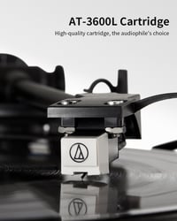 ANGELS HORN Lemezjátszó Bluetooth Előerősítővel, Szalaghajtás 33/45 RPM 4