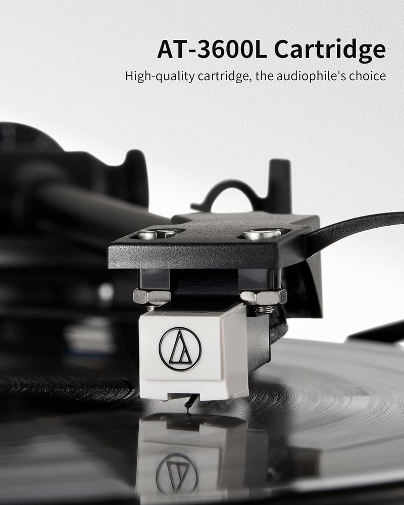 ANGELS HORN Vintage Lemezjátszó Bluetooth HiFi Beépített Hangszóróval és Előerősítővel