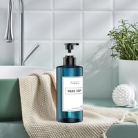 Anhow 4 db Fali Szappanadagoló 500ml Sampon Kondicionáló Diszpenzerre Kék 4