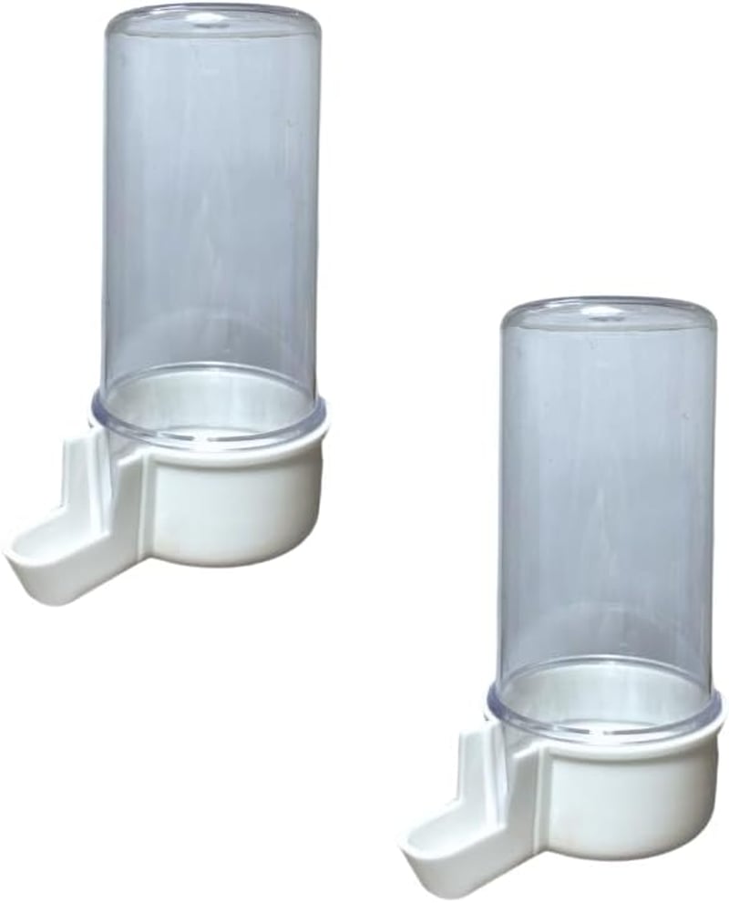 ANIMALPLAST 2db 200ml Madárital-adagoló Automatikus Vízadagoló Madárkalitkához Fehér