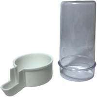 ANIMALPLAST 2db 200ml Madárital-adagoló Automatikus Vízadagoló Madárkalitkához Fehér 5