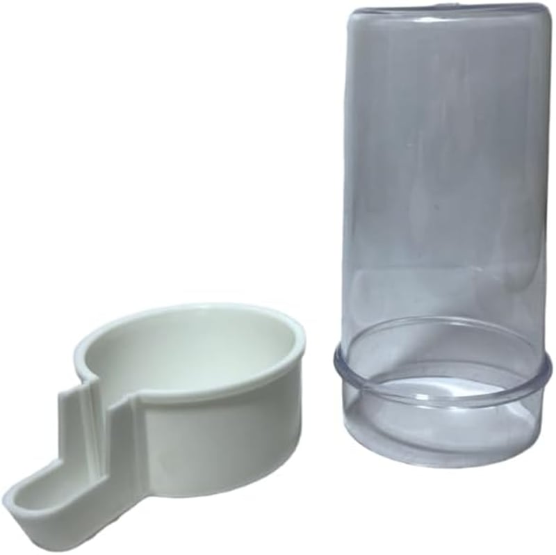 ANIMALPLAST 2db 200ml Madárital-adagoló Automatikus Vízadagoló Madárkalitkához Fehér