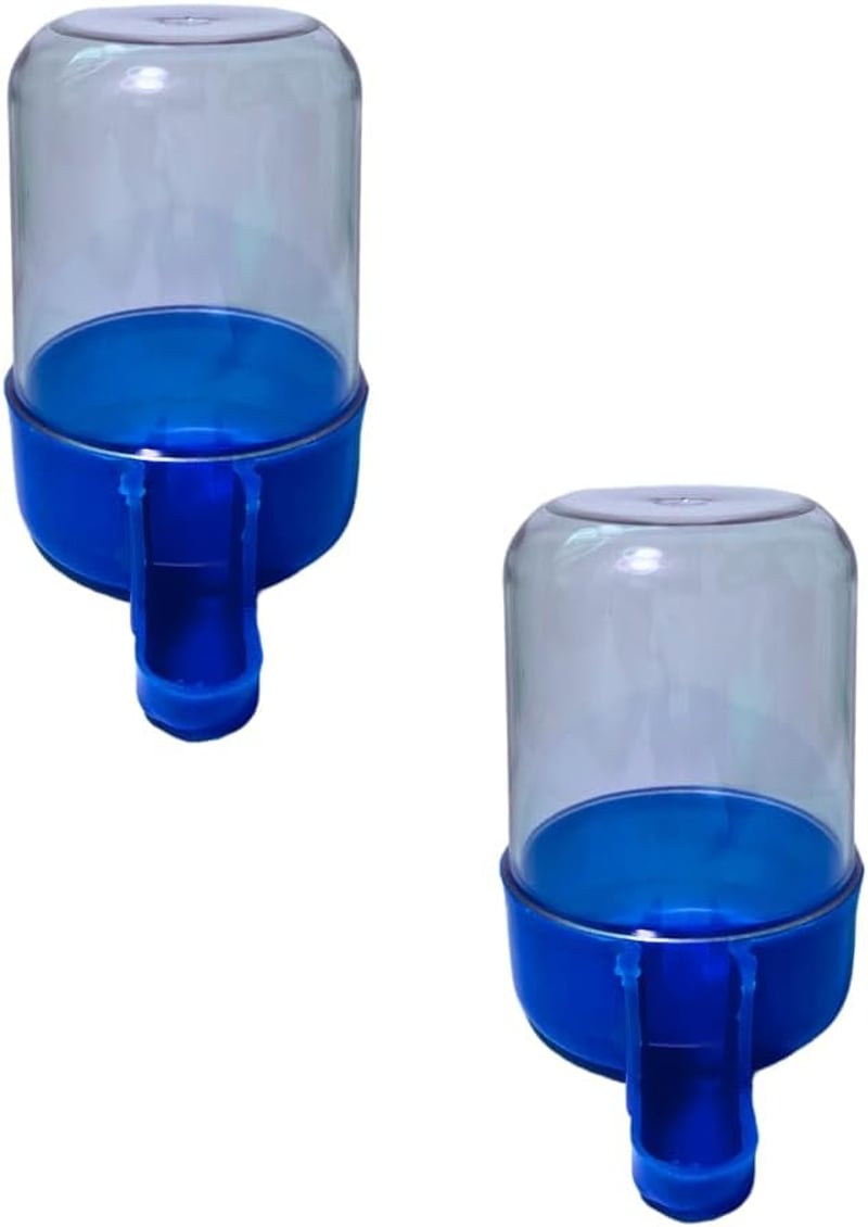 ANIMALPLAST 300ml Madárital-adagoló Automatikus Vízadagoló Madárkalitka Kék 2db
