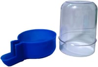 ANIMALPLAST 300ml Madárital-adagoló Automatikus Vízadagoló Madárkalitka Kék 2db 4