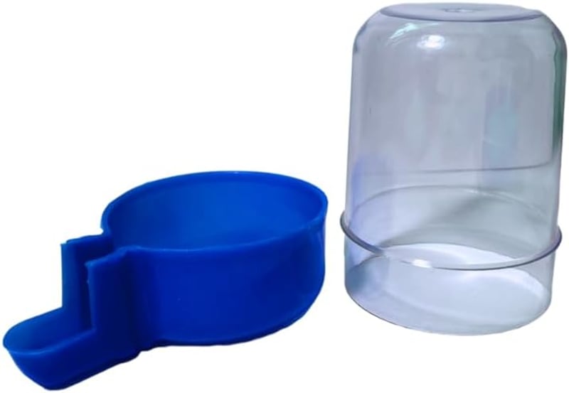ANIMALPLAST 300ml Madárital-adagoló Automatikus Vízadagoló Madárkalitka Kék 2db