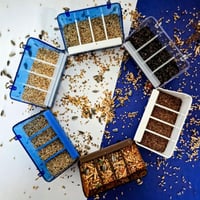 ANIMALPLAST 4 darabos madáretetőtál szett fehér-kék, kis és közepes madaraknak 5