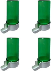 ANIMALPLAST 4 db 200ml madáritató automata madáretetõ zöld széles hálóval - Green-white 1