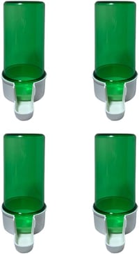 ANIMALPLAST 4 db 200ml madáritató automata madáretetõ zöld széles hálóval - Green-white 2