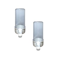 ANIMALPLAST Automatska pojilica za ptice, 200 ml - kristalno bijela - 2 kom. 2