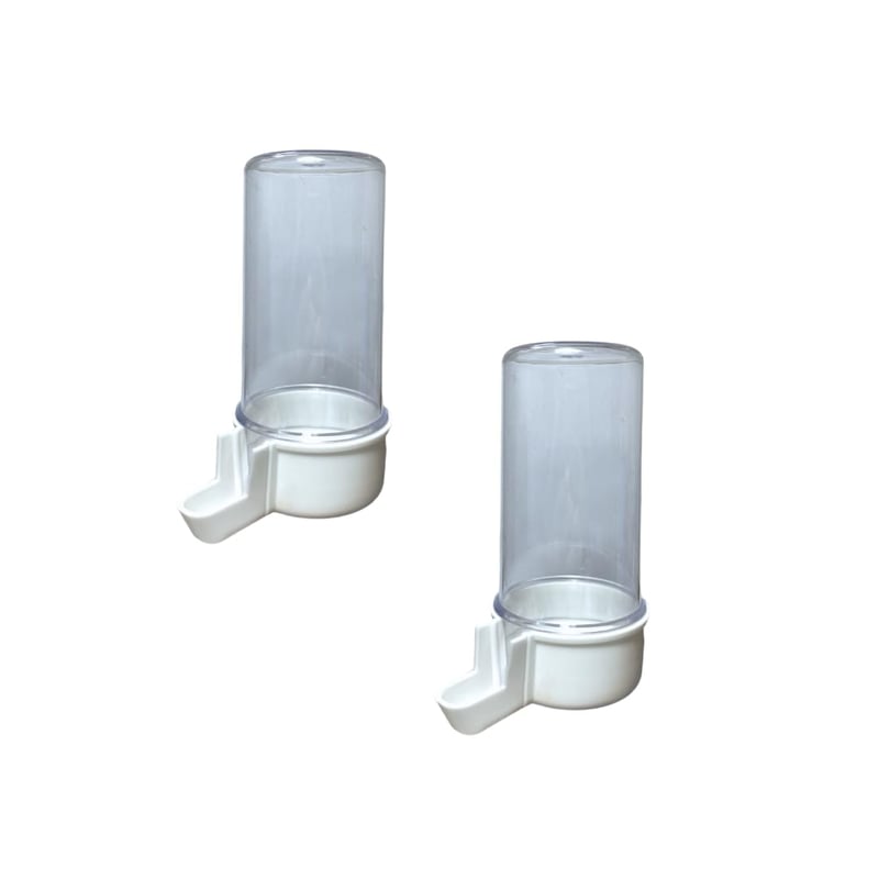 ANIMALPLAST Automatska pojilica za ptice, 200 ml - kristalno bijela - 2 kom.