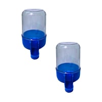 Závesná napájačka pre vtáky ANIMALPLAST, 300 ml, krištáľovo modrá - 2 ks 2