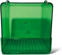 ANIMALPLAST Madárfürdő Függőhorgokkal Zöld Kerti Madárház Fürdőkád - Green 1
