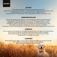 animigo Čistiaci prostriedok na uši pre psov a mačky – 250 ml ušné kvapky – Čajovníkový olej, levanduľový olej, kyselina salicylová, extrakt z hamamelu a aloe vera – Hygiena uší 5