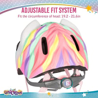 ANIMILES Gyerek Bicikli Sisak 3D Unikornissal és Cápával 3-8 Év Állítható Roller Gördeszka 4