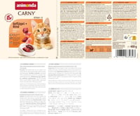 animonda Carny Kitten nedves macskaeledel kölyökmacskáknak - Csirke és Pulyka ízű, 12 x 400 g 6