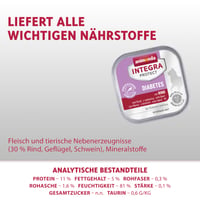 Hrană umedă pentru pisici Animonda Integra Protect Diabetes cu vită – pentru pisici cu diabet, fără zahăr, 6 x 100 g 3