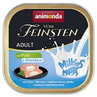 animonda Vom Feinsten Adult mokra hrana za mačke s puretinom i sjemenkama kiselice, bez žitarica, bez šećera, 32 x 100 g 1