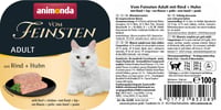 animonda Vom Feinsten mokra hrana za mačke s pilećom jetrom, bez žitarica, bez šećera, sa svježim mesnim sastojcima – 32 x 100 g 2