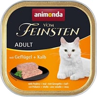 Hrană umedă pentru pisici animonda Vom Feinsten cu pasăre și vițel, fără cereale, 32 x 100 g 2