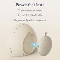 ANJANK digitális ébresztőóra vezeték nélküli vibrációval, 9 színű éjszakai fénnyel, dupla riasztással 4