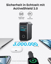 Încărcător Anker 140W USB-C, Încărcător Laptop, Adaptor de Rețea cu 4 Porturi pentru Mai Multe Dispozitive 5