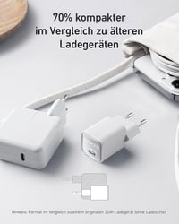 Anker 511 Nano 3 USB-C rýchlonabíjačka 30W GaN PIQ 3.0 PPS kompatibilná s iPhone, kompaktná nástenná nabíjačka 3