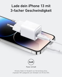 Anker 511 Nano 3 USB-C rýchlonabíjačka 30W GaN PIQ 3.0 PPS kompatibilná s iPhone, kompaktná nástenná nabíjačka 4