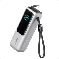 Anker Powerbank na notebook 25 000 mAh, celkový výkon 165 W, prenosná batéria na cesty – strieborná 1