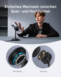 Anker MagGo 15W Qi2 MagSafe vezeték nélküli töltőállomás USB-C kábellel, tápegység nélkül 5
