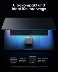 Nabíjačka Anker Prime 160W USB-C, kompaktný 3-portový GaN nabíjací adaptér 5