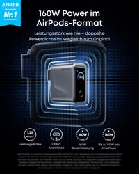 Nabíjačka Anker Prime 160W USB-C, kompaktný 3-portový GaN nabíjací adaptér 2