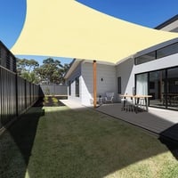 Ankuka 4x5m Bézs Árnyékoló Vászon Vízálló UV Védelem Kerti Teraszra 1