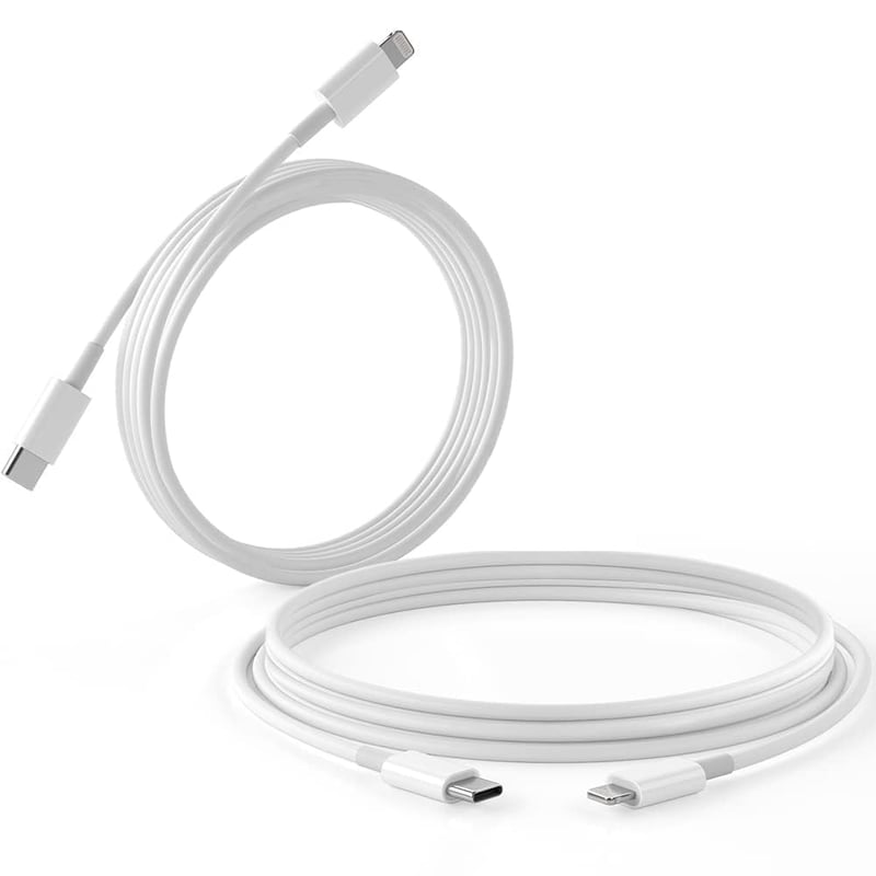 ANKUY Apple Lightning USB-C kábel 2db 2m MFI tanúsított iPhone 14/13/12/11 gyorstöltés