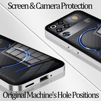 Husă transparentă Anlalish pentru Redmagic 11 Pro cu cataramă magnetică, carcasă de protecție din PC rezistentă la șocuri - argintiu 7
