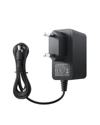 Adaptor alimentare Anlapus 12V 2A pentru cameră CCTV DVR, conector 5,5x2,1 mm, cablu 1 m, ștecher EU 9