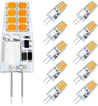 Anmossi G4 LED izzó 3W meleg fehér 3000K 12V 10db csomag 1