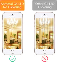 Anmossi G4 LED izzó 3W meleg fehér 3000K 12V 10db csomag 5