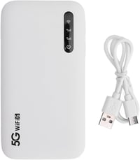 Annadue 5G WLAN hotspot 6100 mAh, 16 eszköz támogatás, hordozható mobilinternet 6