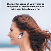 Annadue BM30 Bluetooth fülkampós mobiltelefon SIM-kártyás, 350 mAh - kék 3