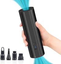 Bezdrôtová elektrická vzduchová pumpa Anngrowy s batériou 2x2000 mAh a 4 tryskami 2