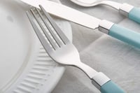 Annova 20 részes rozsdamentes evőeszköz készlet színes nyéllel 4 személyre 6