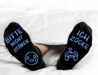 ANPLUS Gaming Zokni 'Bitte nicht stören' Csúszásmentes Gamer Zokni 3