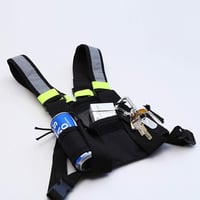 ANPPEX Mellkasi Táska Rádió Tartó Hátizsák Motorola Baofeng Kenwood Készülékekhez Hip Hop Streetwear Csípőtáska 5