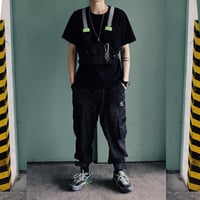 ANPPEX Mellkasi Táska Rádió Tartó Hátizsák Motorola Baofeng Kenwood Készülékekhez Hip Hop Streetwear Csípőtáska 6
