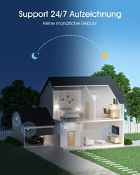 ANRAN 3K Kültéri WiFi Kamerarendszer - 8CH 10.5" Monitoros NVR 4db 5MP PTZ Kamerával, Automatikus Követés, Személy/Jármű/Állat Érzékelés, 2T 4