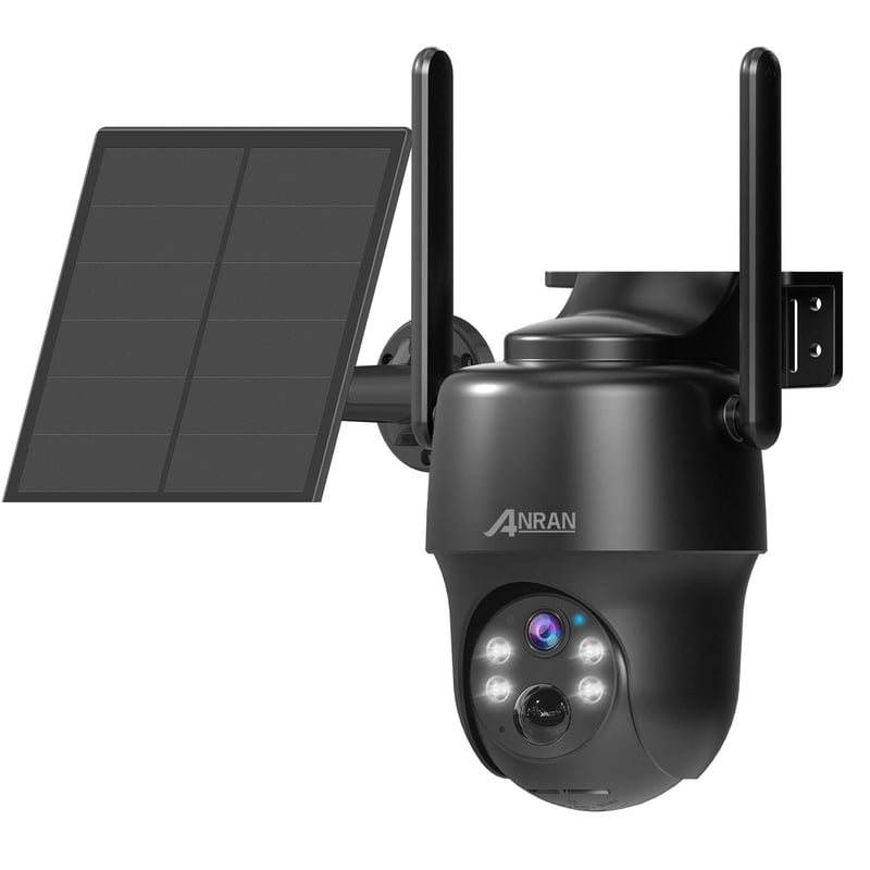 ANRAN G1 2K Vanjska Sigurnosna Kamera sa SIM Karticom i Solarnim Panelom - 360° Rotirajuća, Baterijska, Noćni Vid, Detekcija Pokreta + 32GB SD
